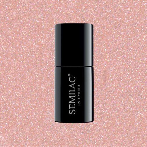 Semilac 804 Extend 5in1 Glitter Soft Beige 7ml