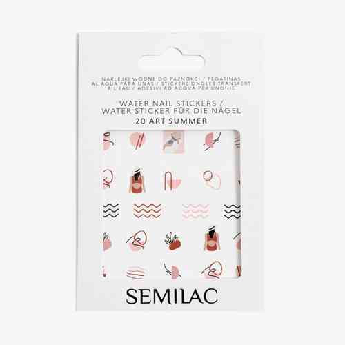 Semilac 20 Water Nail Sticker Art Summer